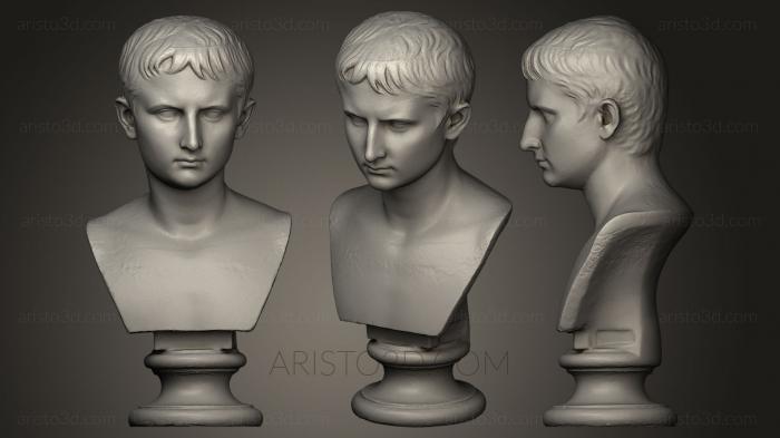 Busts and heads antique and historical (BUSTA_0044) 3D model for CNC machine